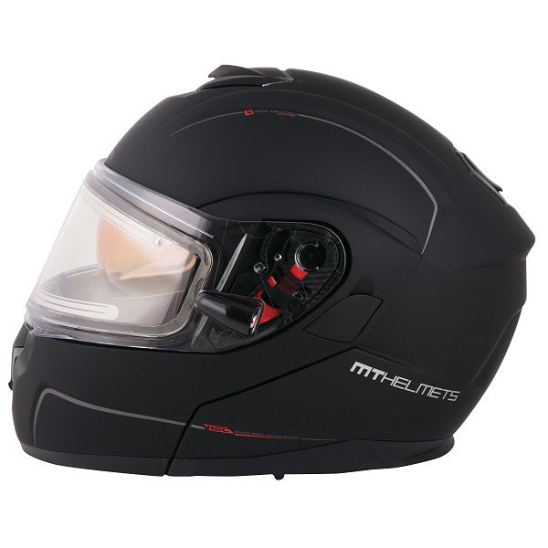 Atom Helmet SV Solid E/S BLK MAT SM
