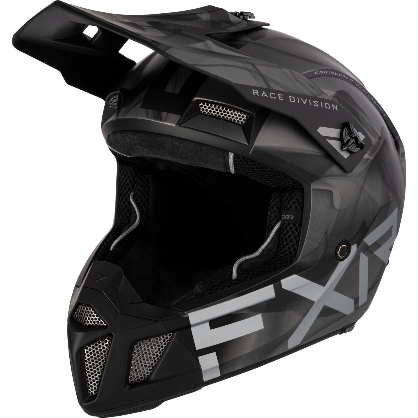 FXR Clutch Smoke Helmet Silver Size XS