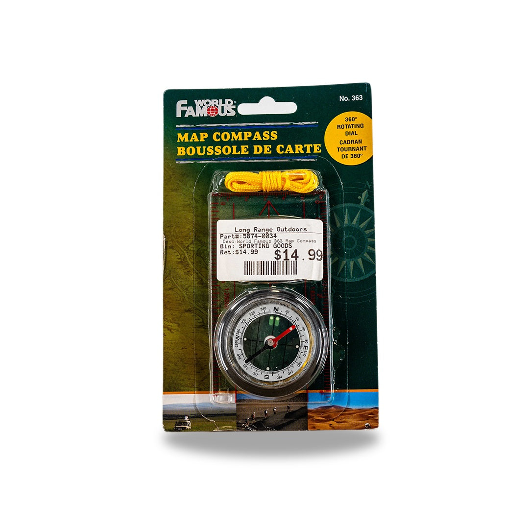 World Famous Map Compass