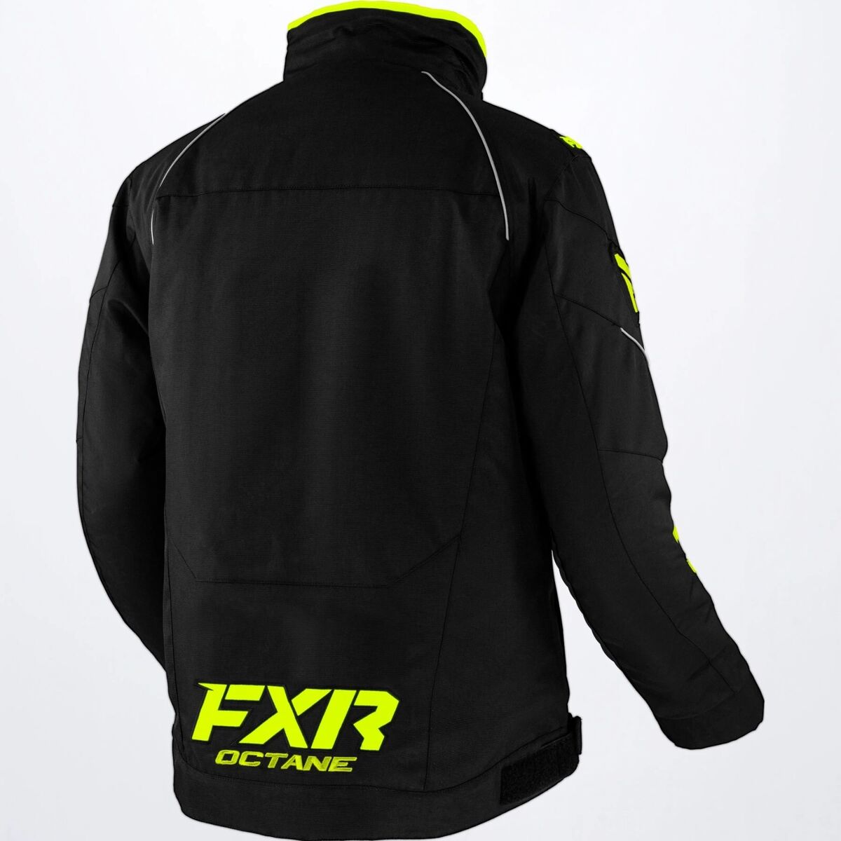M OCTANE JACKET BLACK/HI VIS LG