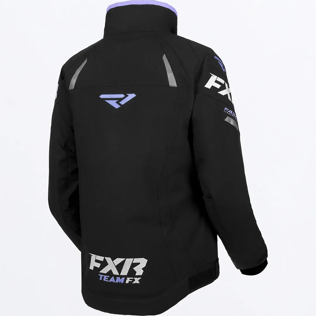 FXR Team FX Jacket Black and Lilac Size 6