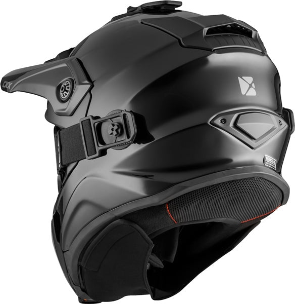 CKX Titan Helmet Dual Lens Solid Matte Black Size M