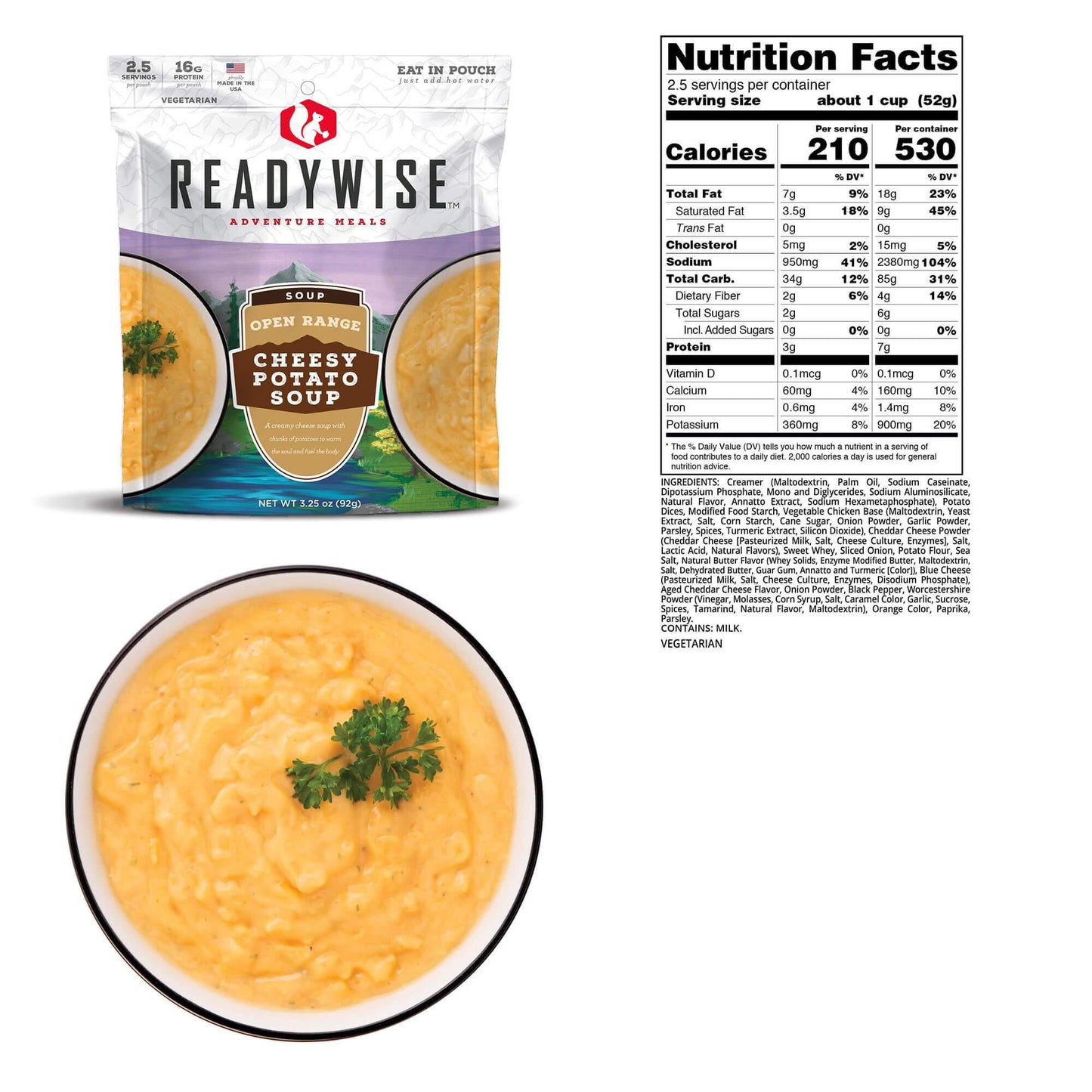 ReadyWise Cheesy Potato Soup
