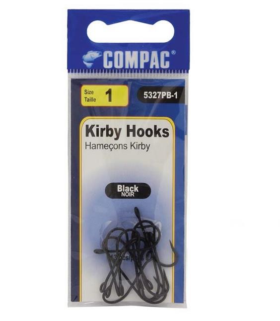 Compac Kirby Hooks Black Size 6