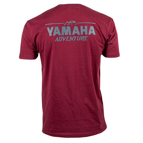 Yamaha Adventure T-Shirt Men's Maroon Size M