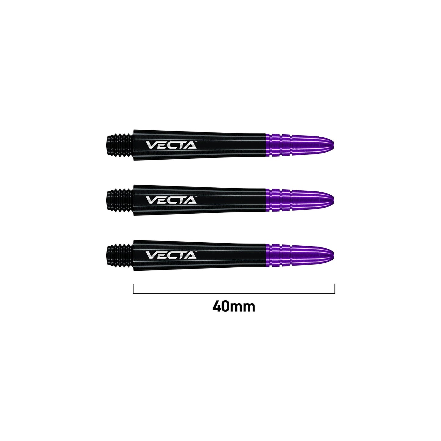 Winmau Vecta Dart Shafts Purple Medium
