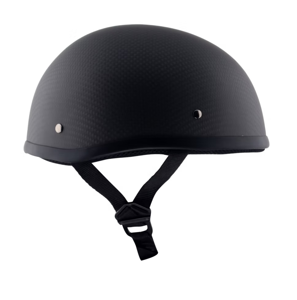 Classic QR Beanie Helmet Without Visor D-RIng Dull Carbon Size L