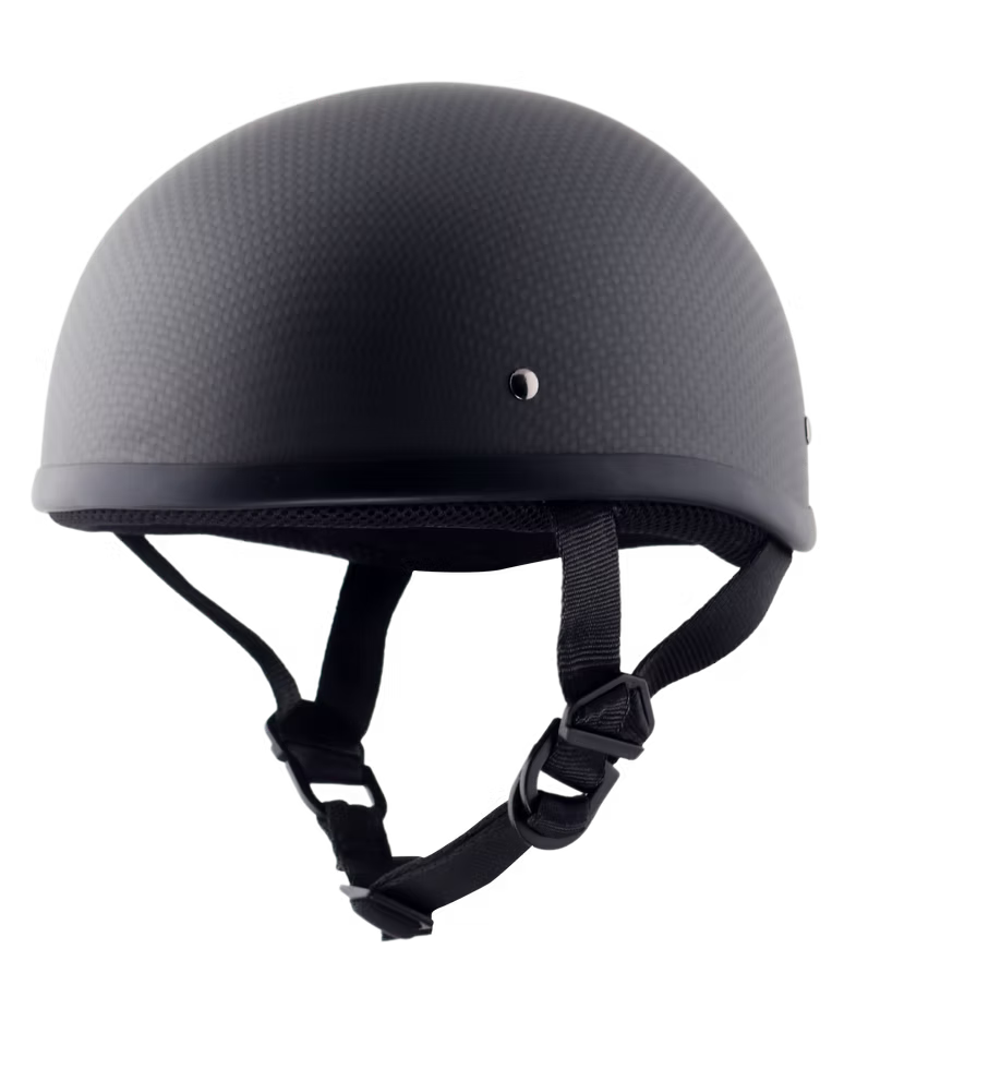 Classic QR Beanie Helmet Without Visor D-RIng Dull Carbon Size L