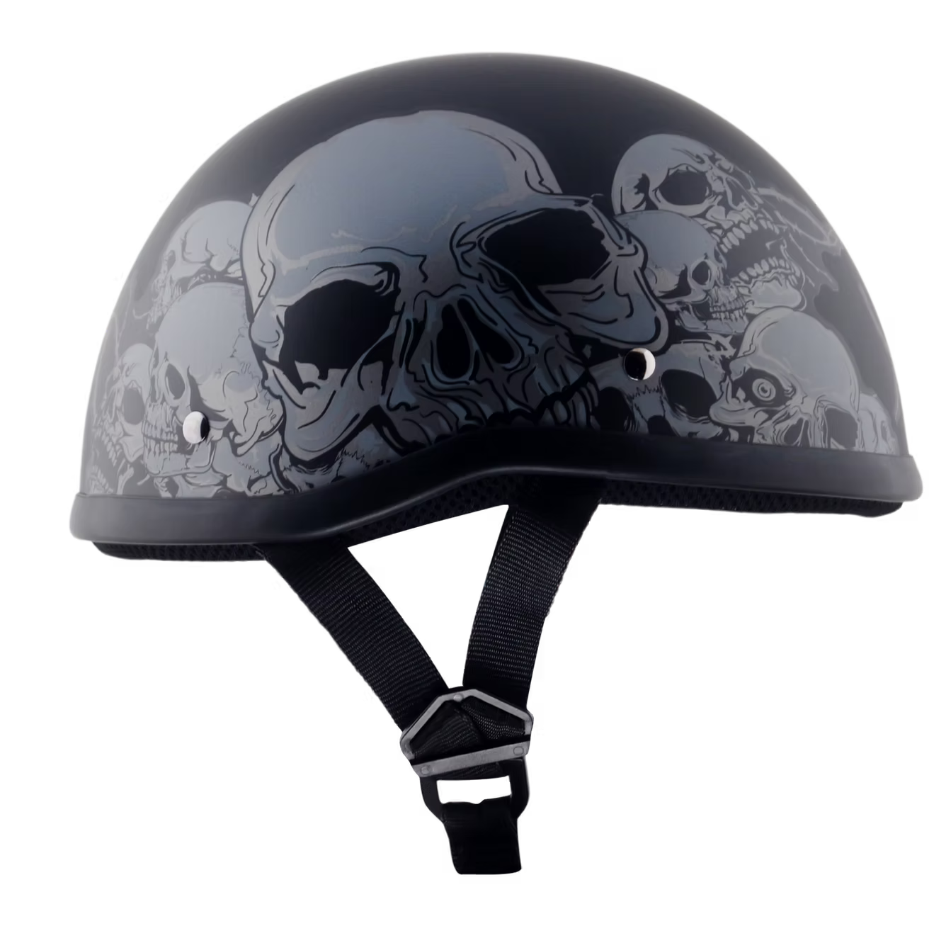 Classic Beanie Helmet QR Skull Size LG