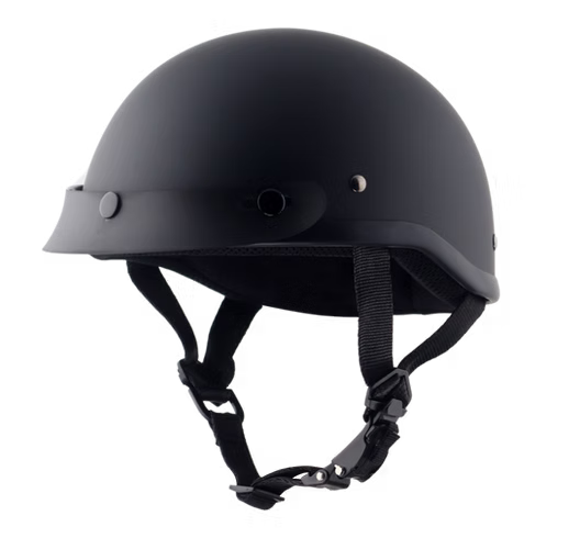 Classic Beanie Helmet With Visor QR Dull Black Size 2XS