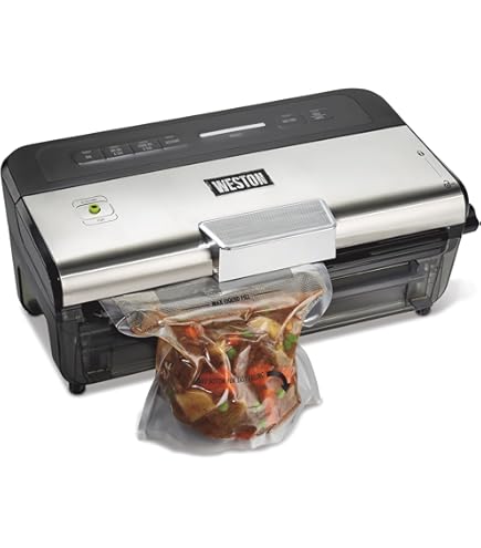 Weston 30-0101-W Vacuum Sealer Bags 8"x1 100ct 2pl