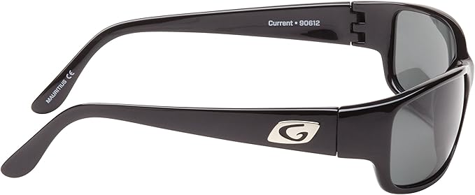 Guideline Current Polarized Sunglasses Black Frame Gray Lens