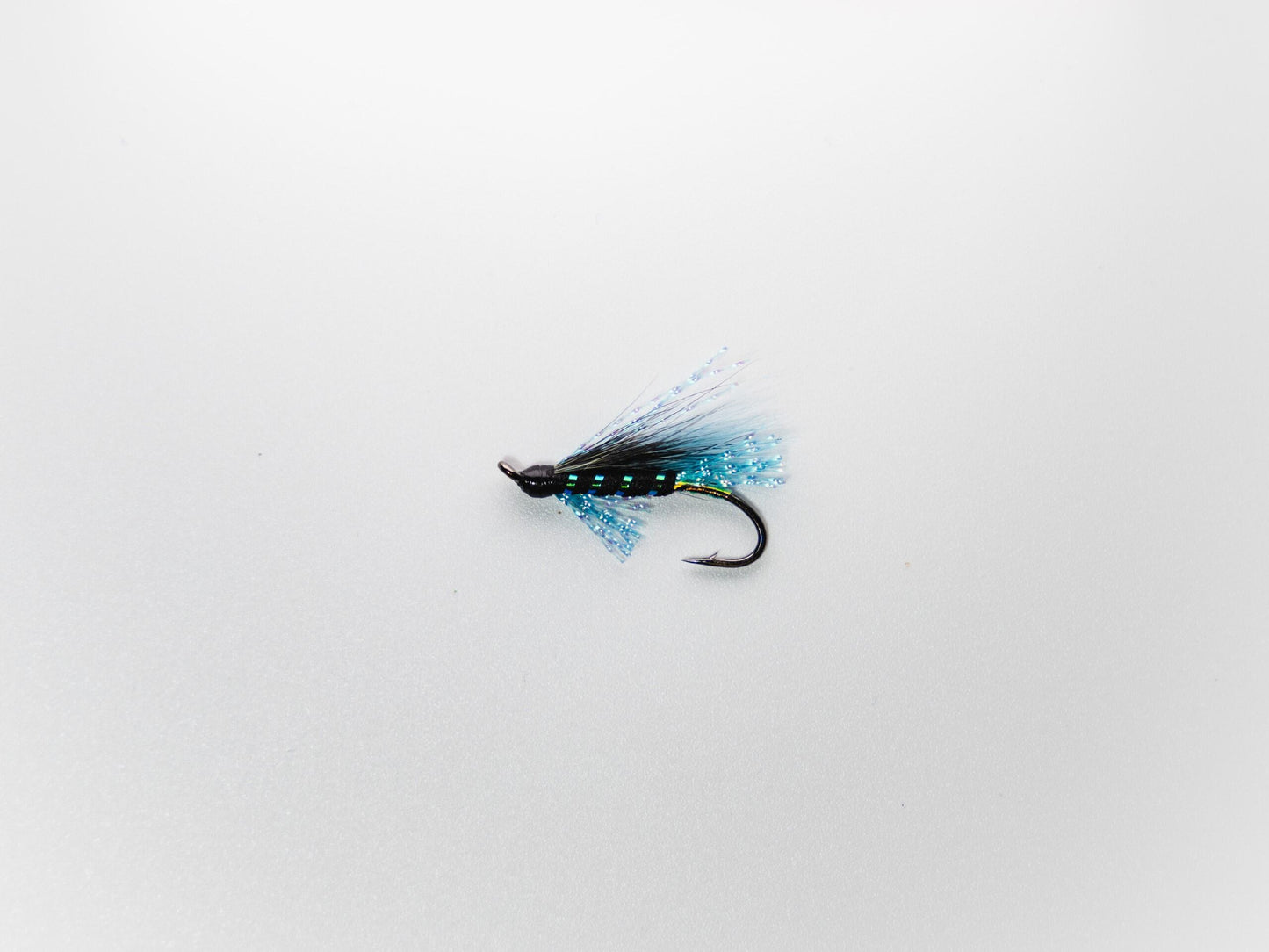 Wet Fly None Of Your Business Blue w/ White Wing #8