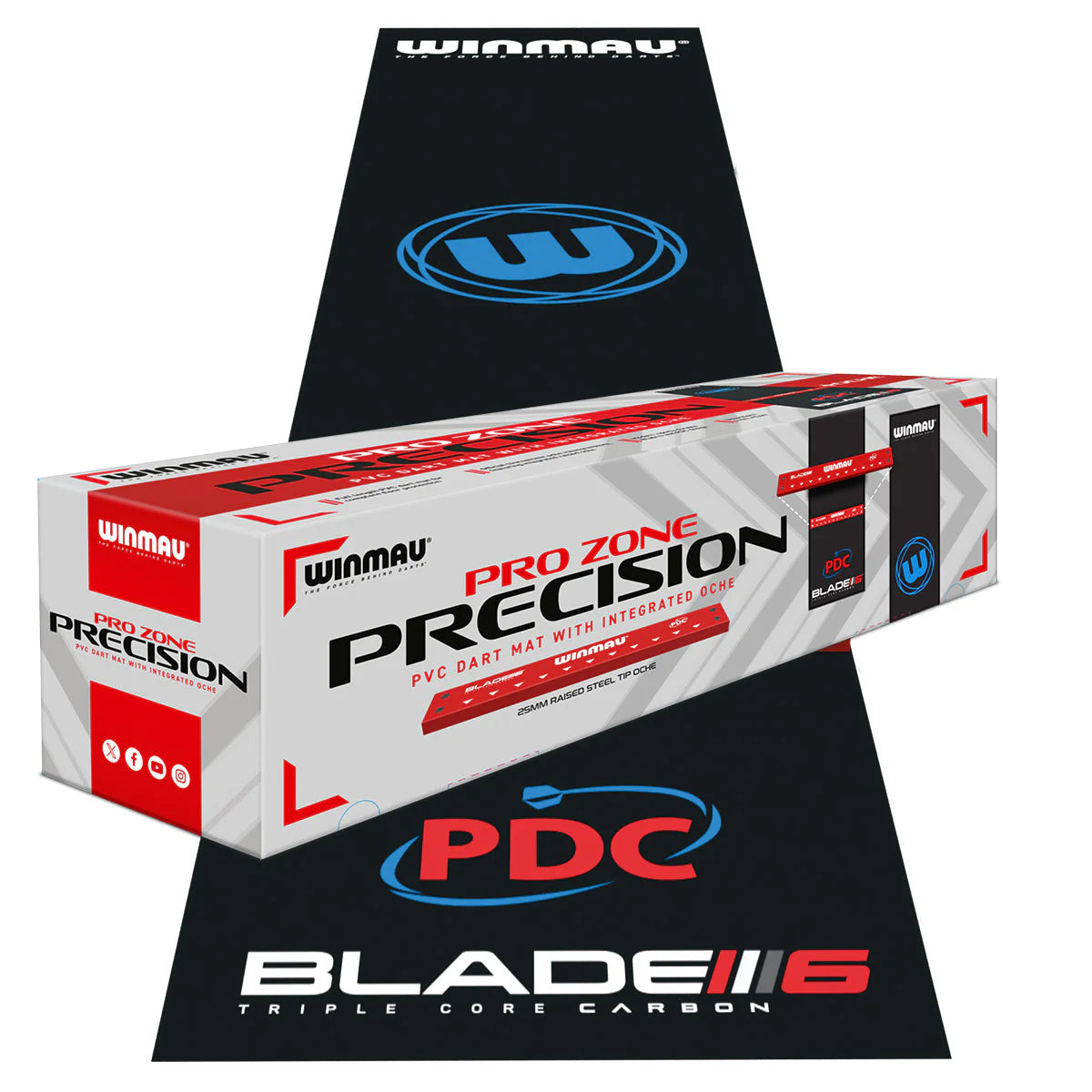 Winmau Pro Zone Precision PVC Dart Mat