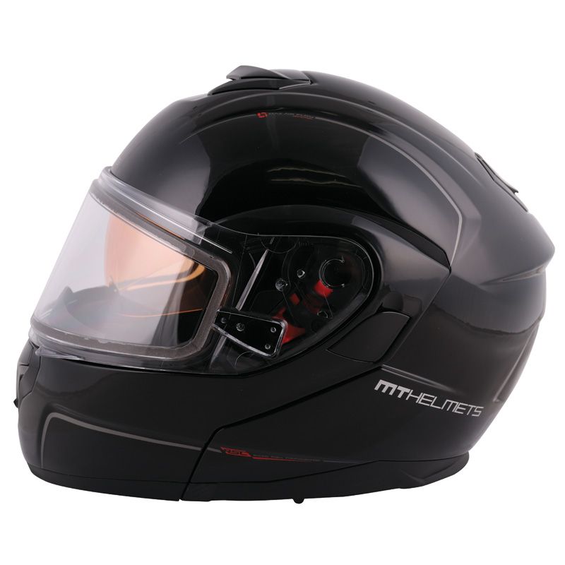 MT Helmets Atom SV Double Lens Black Size S
