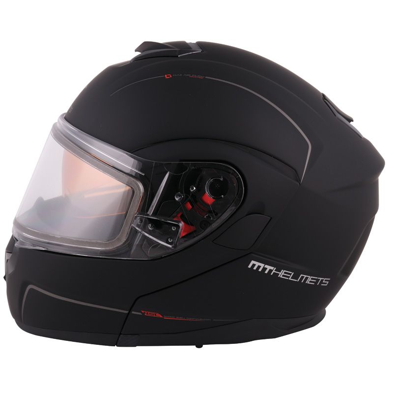 MT Helmets Atom SV Double Lens Matte Black Size S