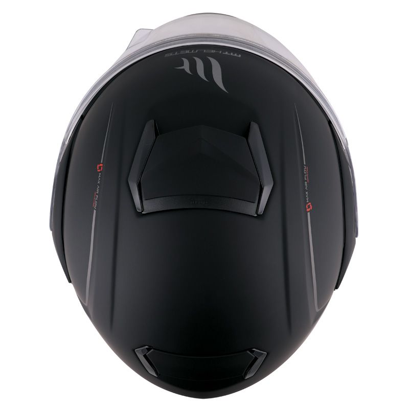 MT Helmets Atom SV Double Lens Matte Black Size S