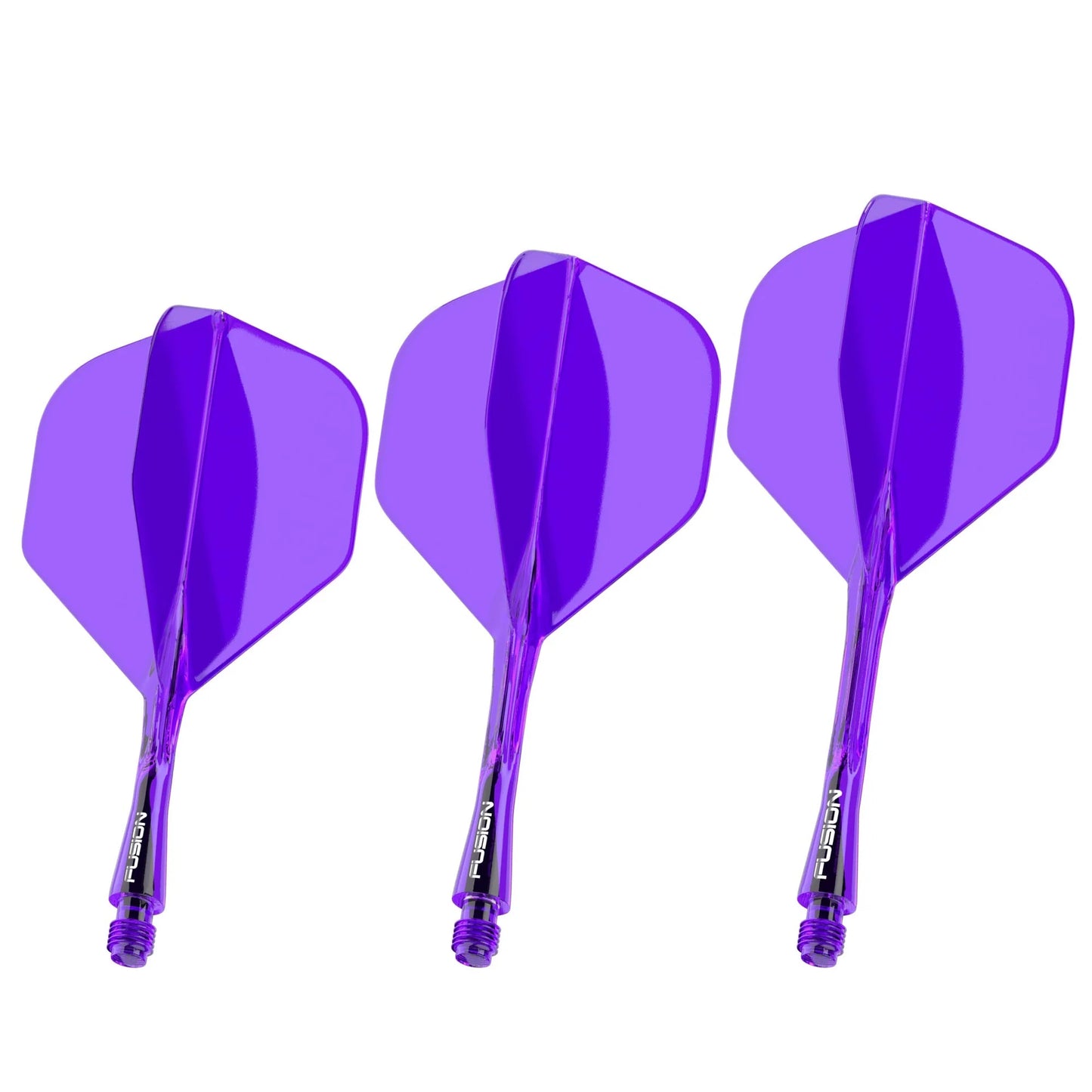 Winmau Fusion #2 Dart Flight and Shaft Purple Medium