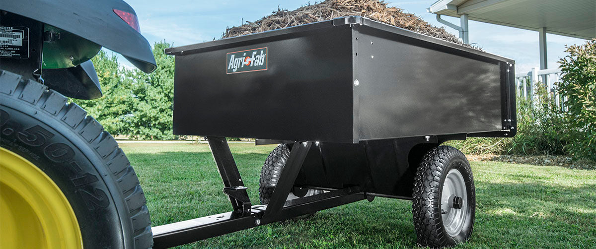Agri-Fab Steel Dump Cart 10 Cubic Feet Black (In-Store Pickup Only)