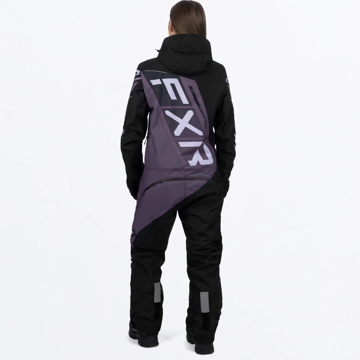 FXR CX F.A.S.T. Monosuit Women's Black/Muted Grape Size 12