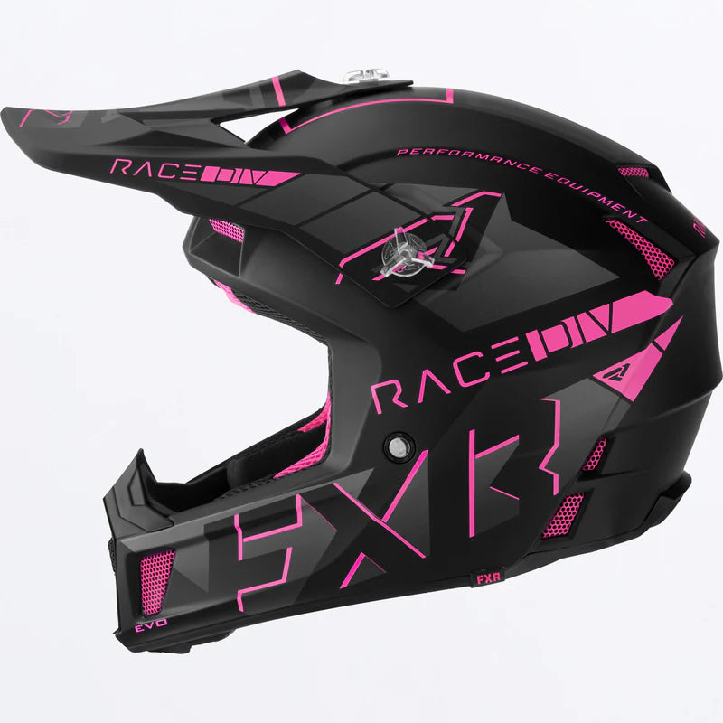 FXR Clutch Evo Helmet Electric Pink Size L