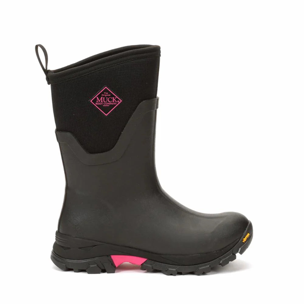 Muck Arctic Ice Vibram Arctic Grip Women's Black and Pink Mid Size 8