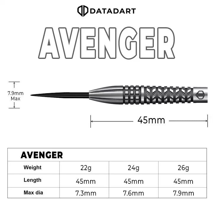 Datadart Avenger Dart Set 24 g