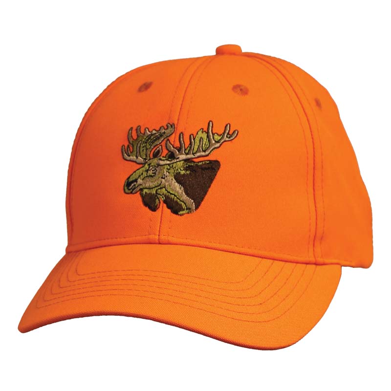 Backwoods Blaze Orange Adult Moose Logo