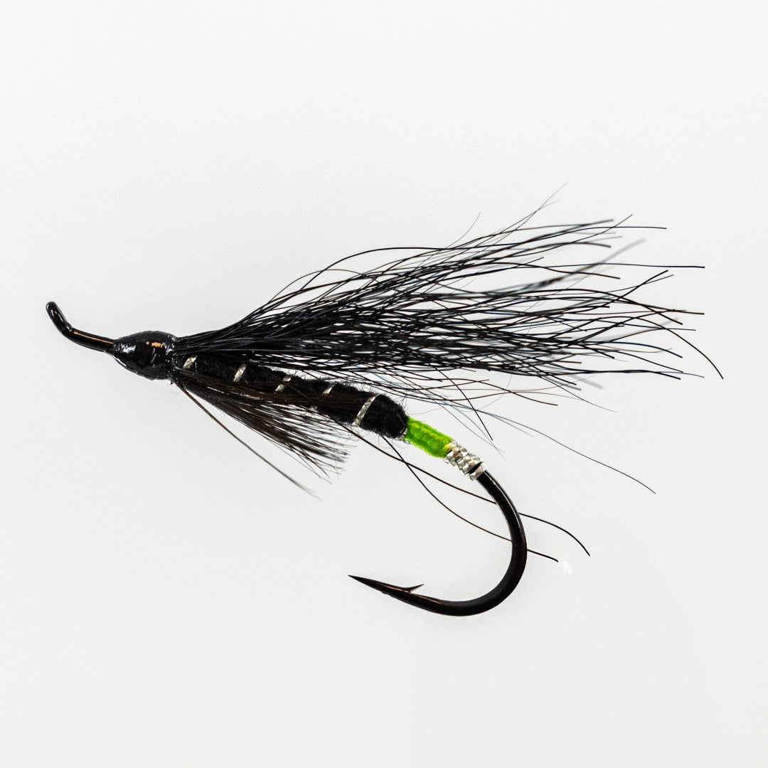 Wet Fly Black Bear Green Butt #4