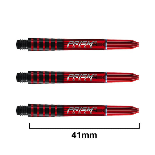 Winmau Prism Force Dart Shafts Red Intermediate