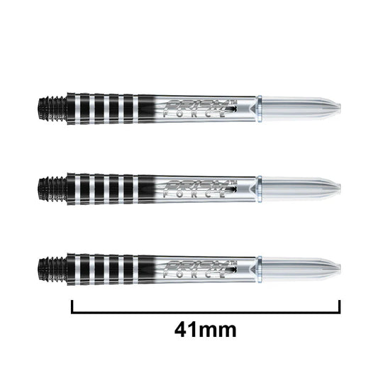 Winmau Prism Force Dart Shafts Clear Intermediate