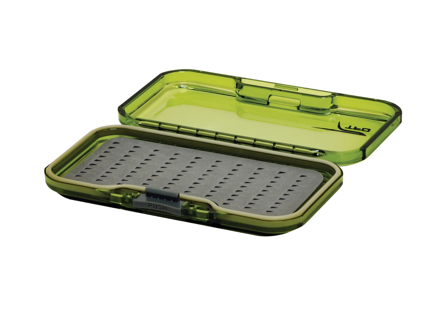 TFO Fly Box Single-Sided Waterproof Triangle Slit Foam Olive