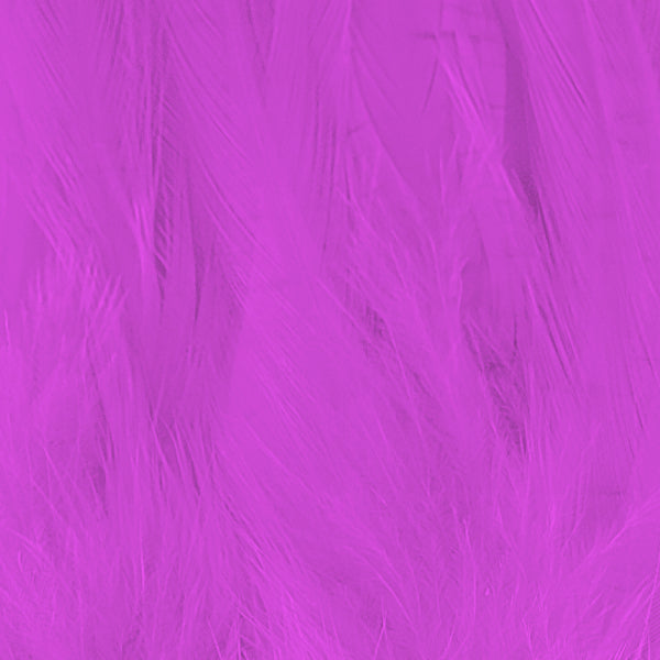 Shor Hackle 6" to 8" Fluorescent Pink