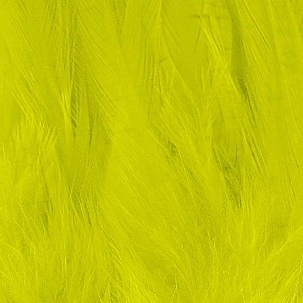 Shor Hackle 6" to 8" Fluorescent Yellow 3 g