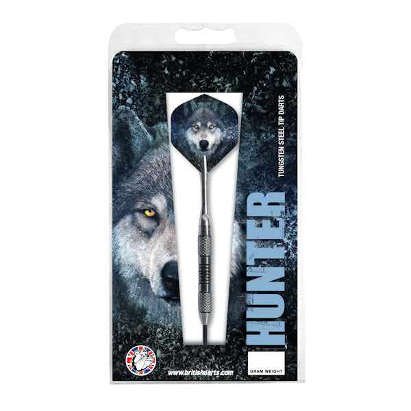 British Darts Hunter Darts Double Knurl 22g 80% Tungsten