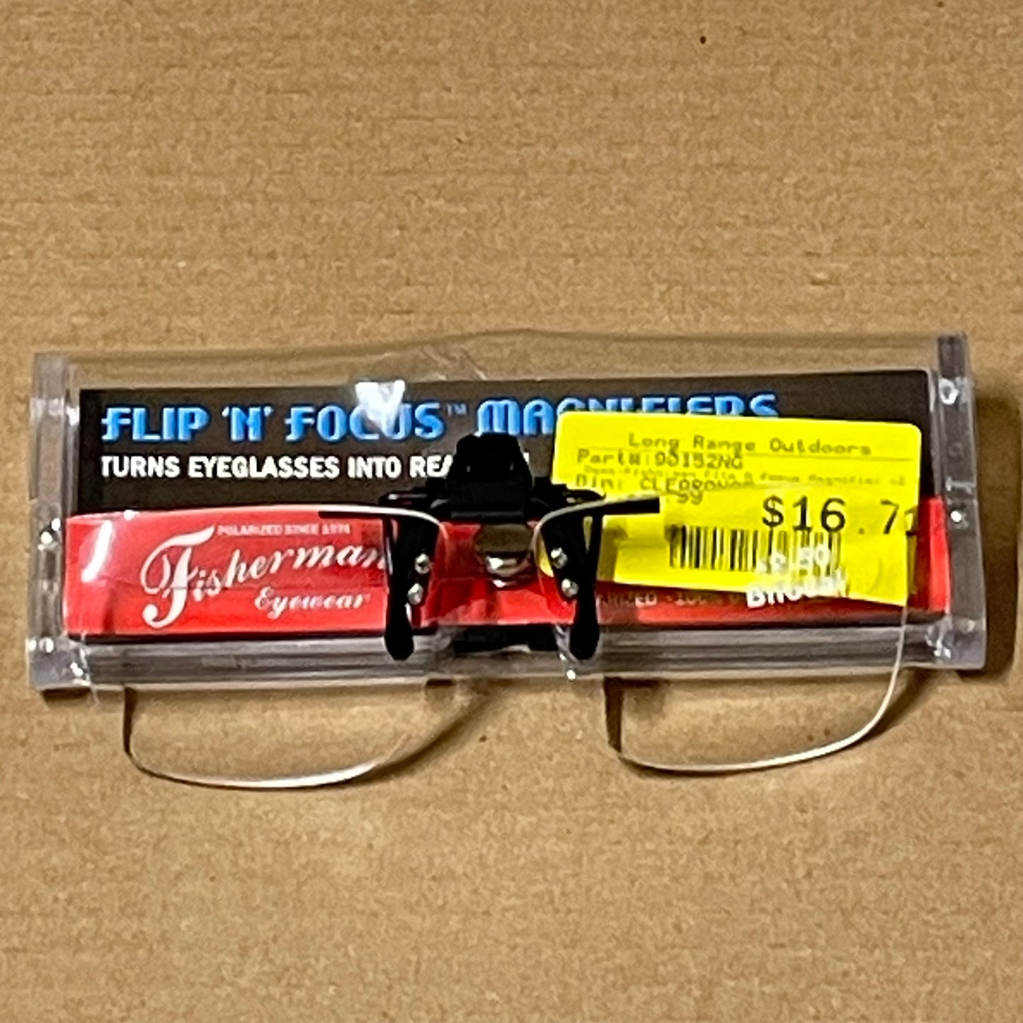 Fisherman Flip N Focus Clip-On Magnifiers +2.5