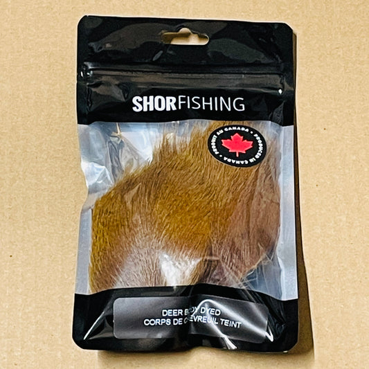 Shor Deer Body Dyed Brown from White 8 g