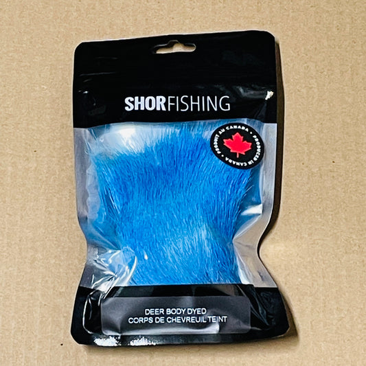 Shor Deer Body Dyed Blue from White 8 g
