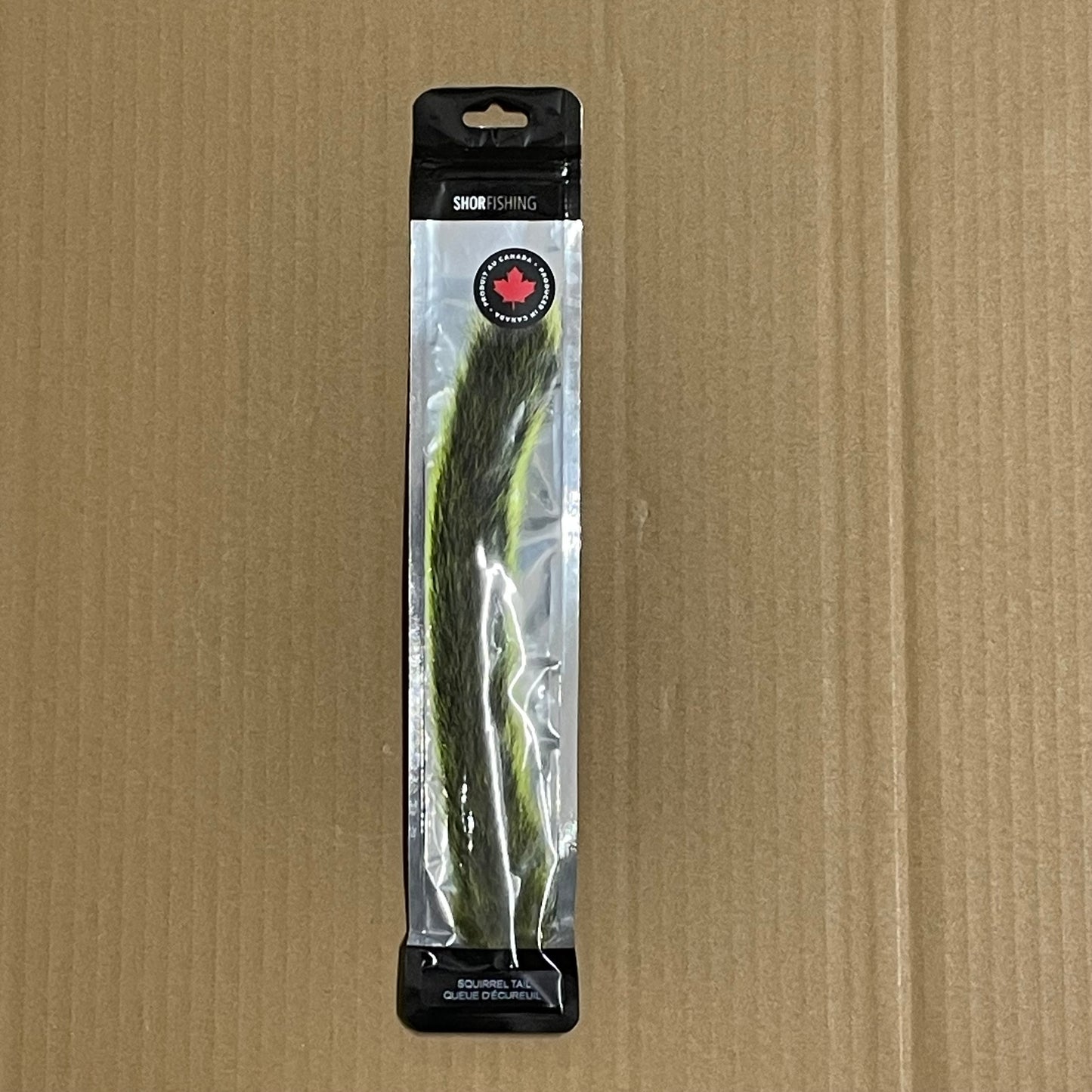 Shor Squirrel Tail Fluorescent Chartreuse