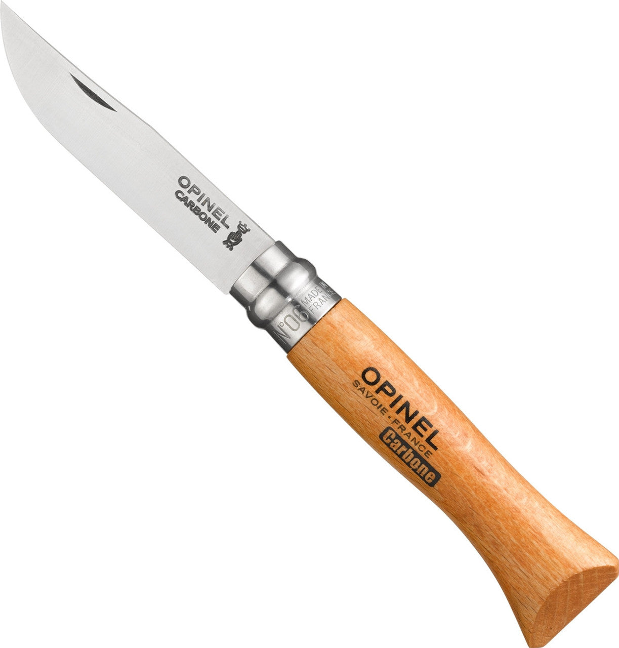 Opinel No. 06 Carbon Locking Pocket Knife