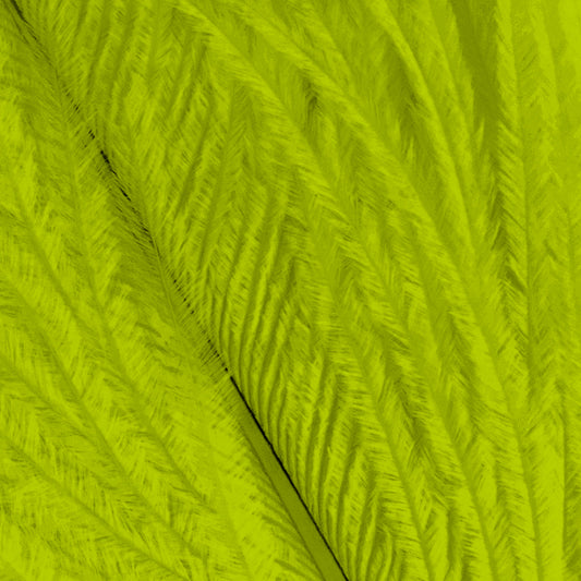 Shor Ostrich Herl Fluorescent Chartreuse