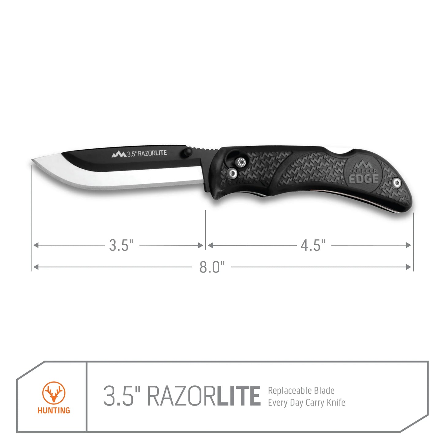 Outdoor Edge RazorPro L Knife Black