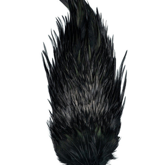 Shor Rooster Saddle Hackle Black
