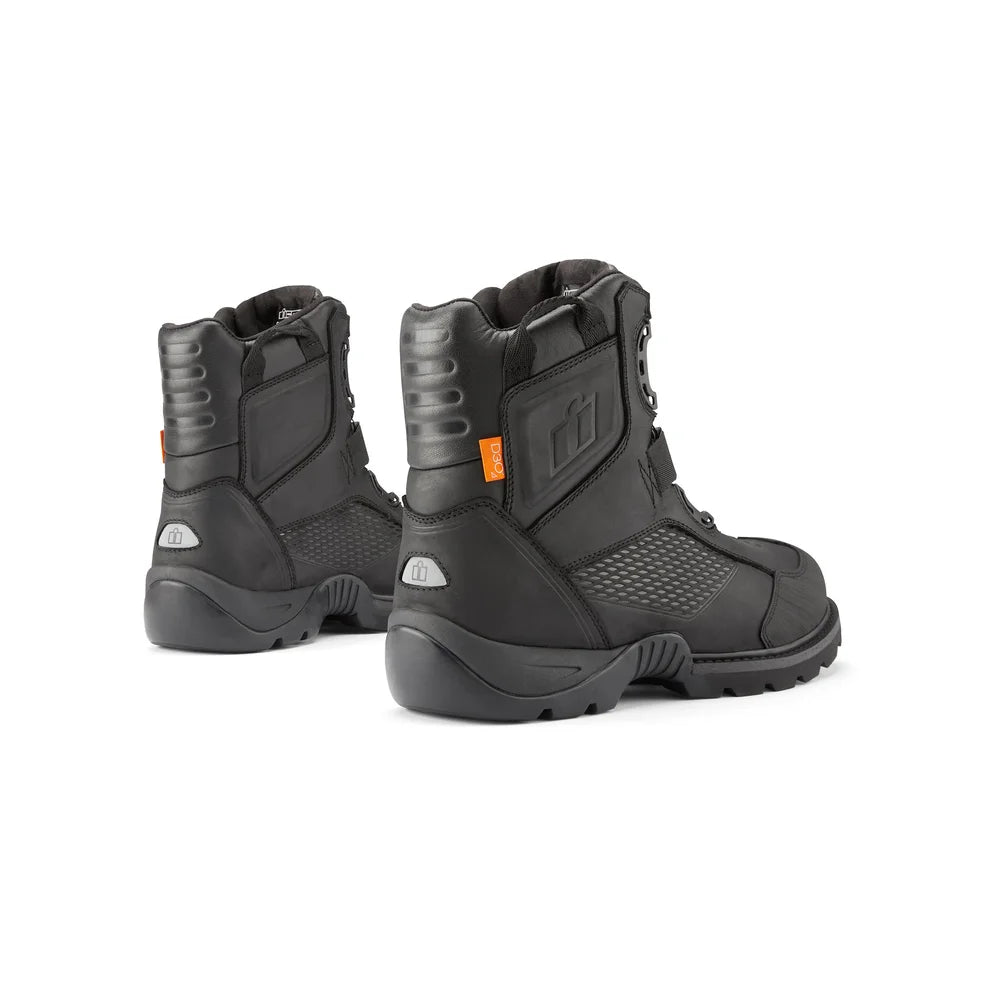 ICON Stormhawk Boots Black Size 10
