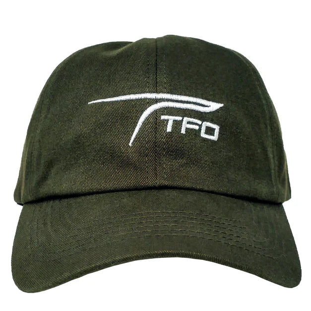 TFO Fly Rod Ball Cap Dark Olive