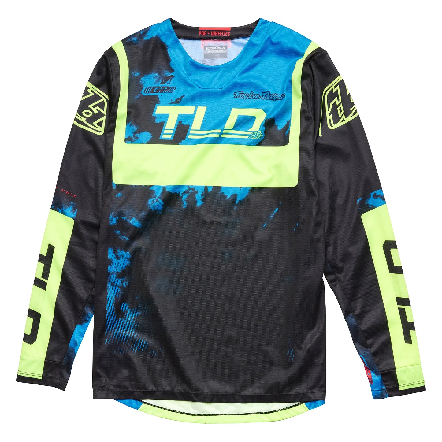 Troy Lee Designs GP Jersey Youths' Black and Yellow Size L