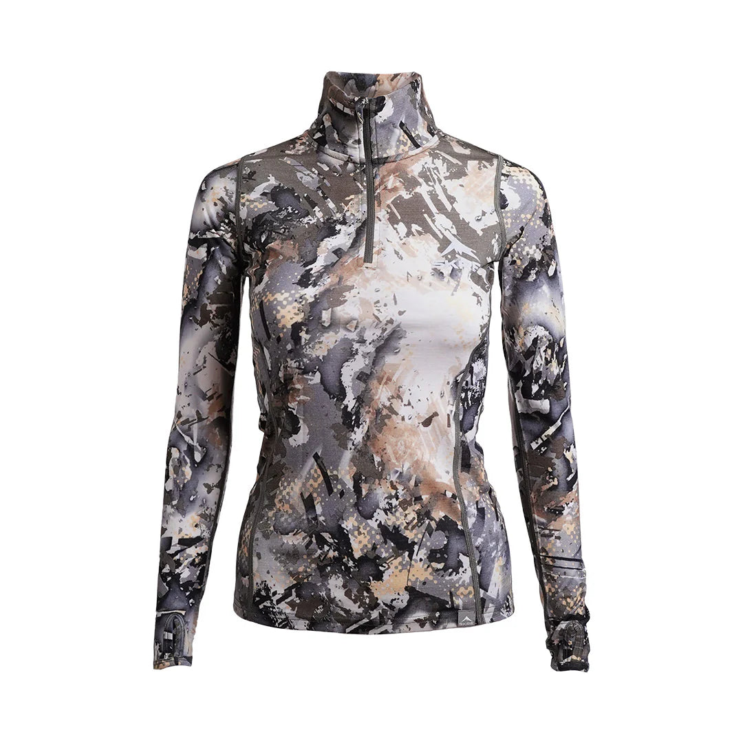 SKRE Kaibab Merino Top Women's Solace Camo Size M