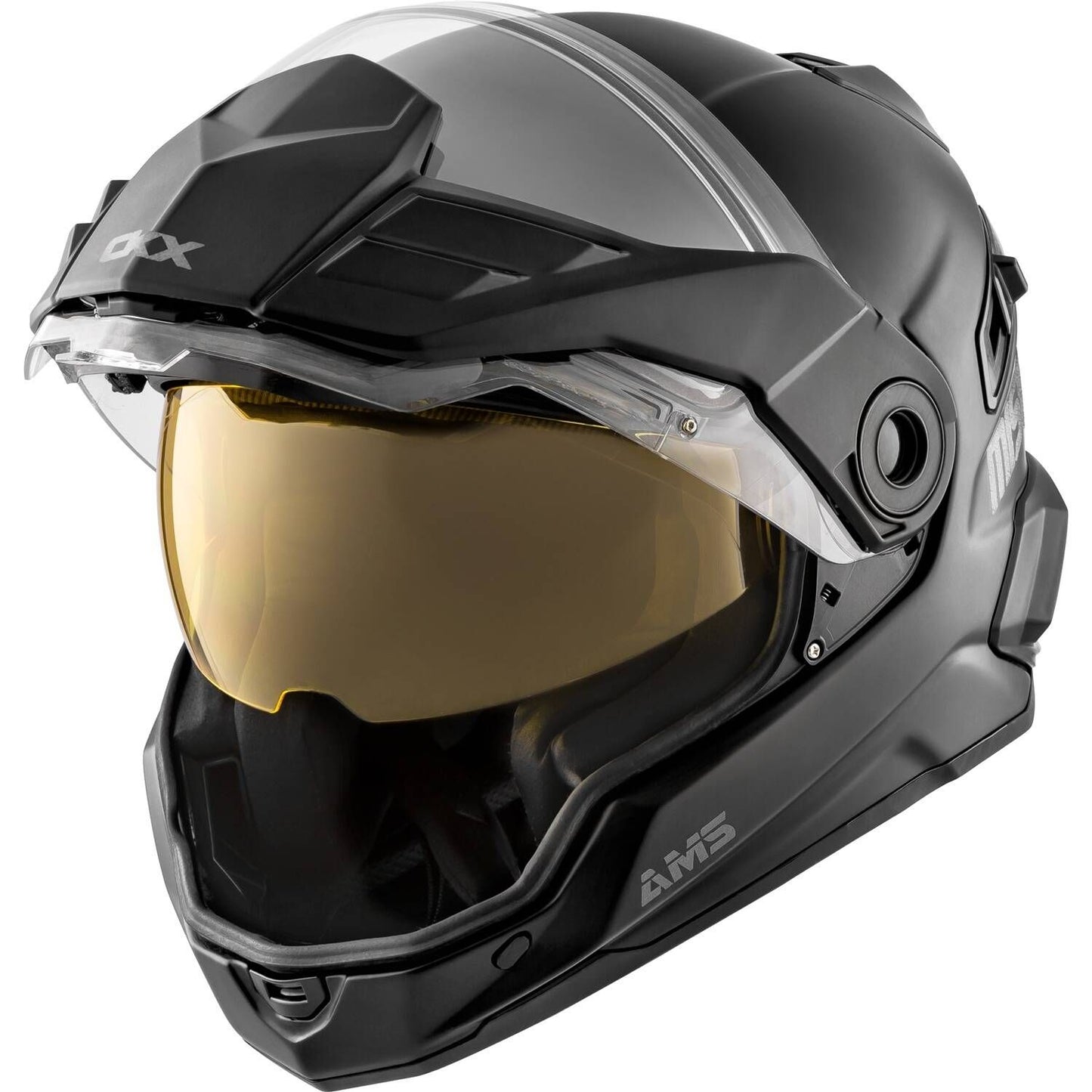 HELM MISSION AMS DL SOLID BK XL CKX