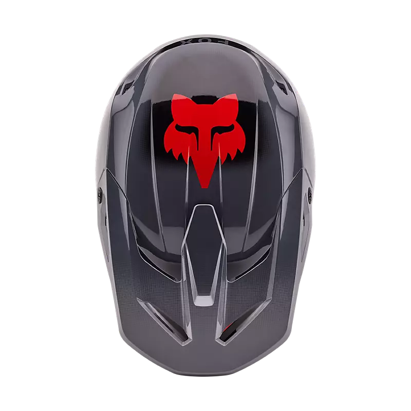 Fox V1 Intfere Helmet GY/RD XL