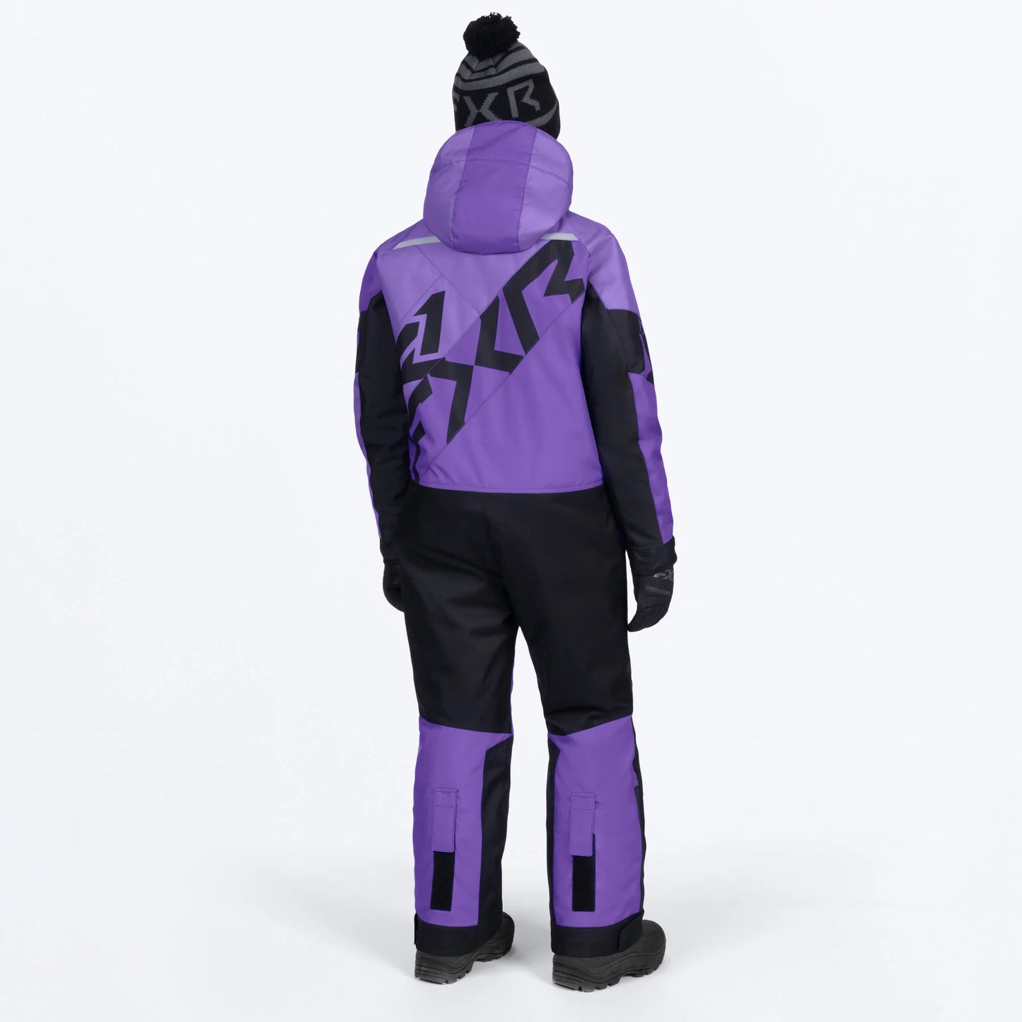 FXR Cold Cross CX Monosuit Youths' Amethyst/Black Size 10